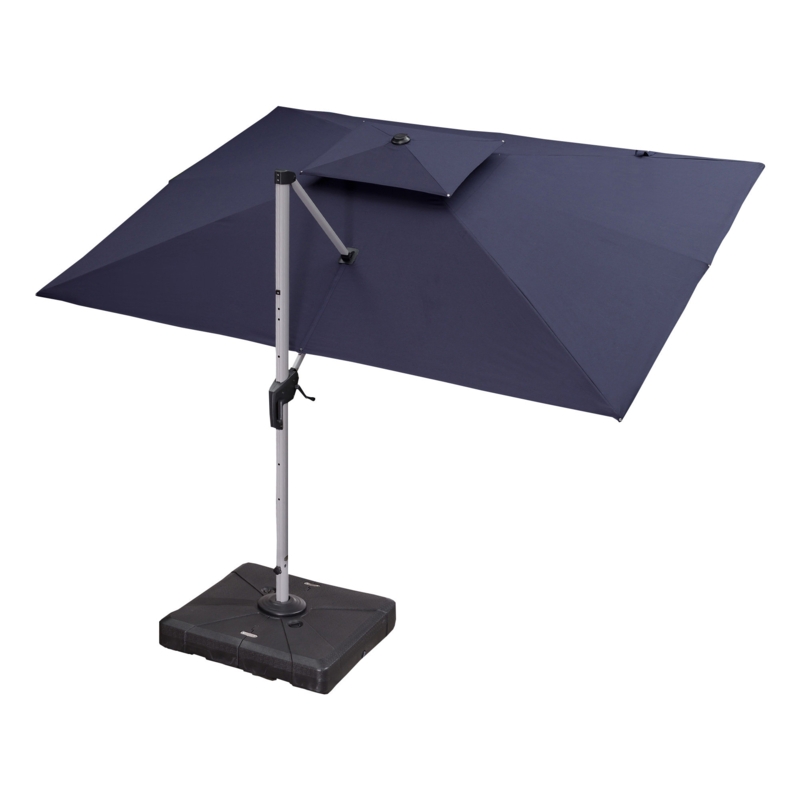 Offset Patio Umbrella with Hand-Crank System