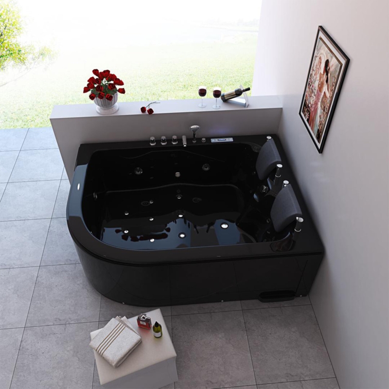 Whirlpool Massage Bath with Dual Pumps and Heater
