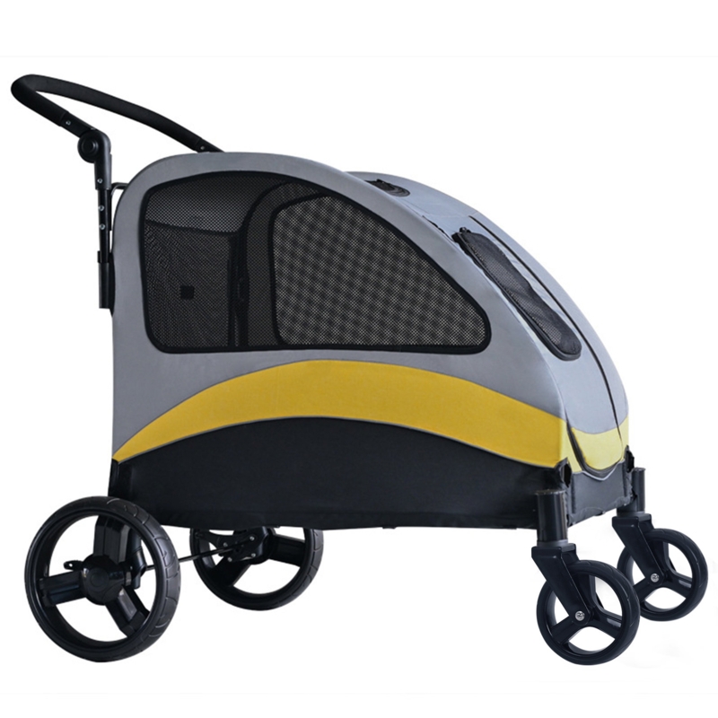 Large Dog Pet Stroller with Dual Entry