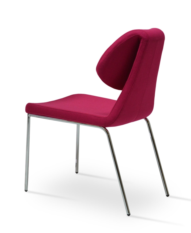 Futuristic Upholstered Dining Chair