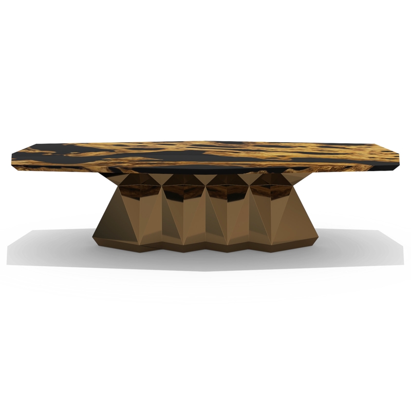 Luxury Olive Wood Epoxy Resin Table