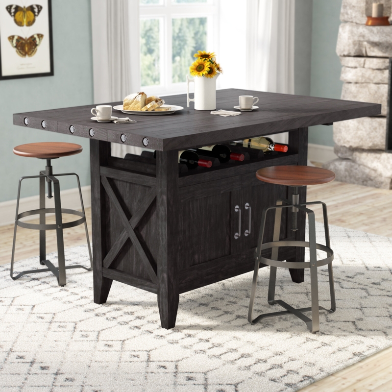 Counter-Height Dining Table with Storage