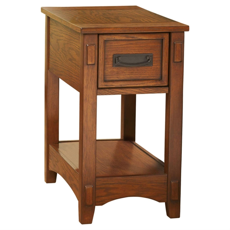 Mission Style 1-Drawer End Table Nightstand