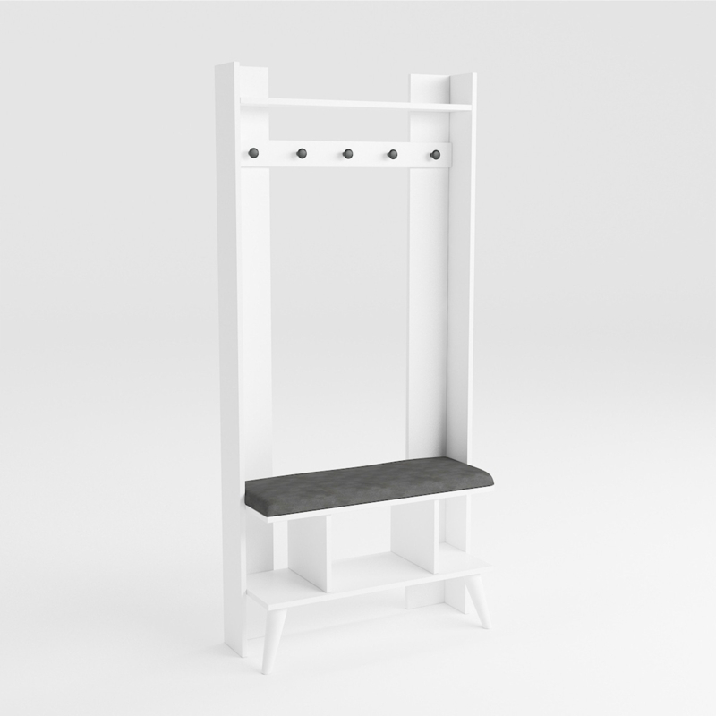 Bench With Coat Rack - Foter