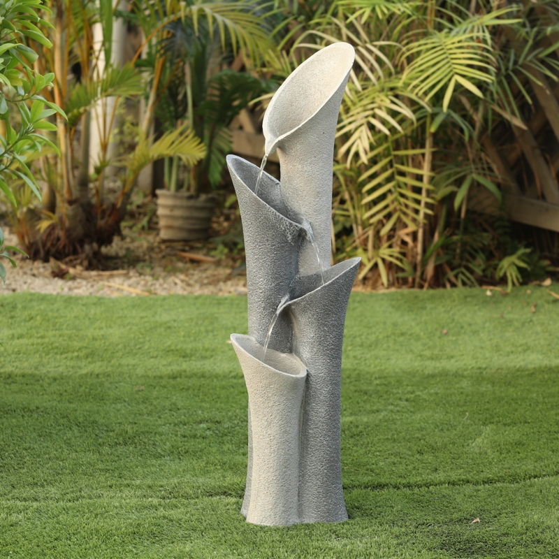 Artistic Tiered Outdoor Fountain