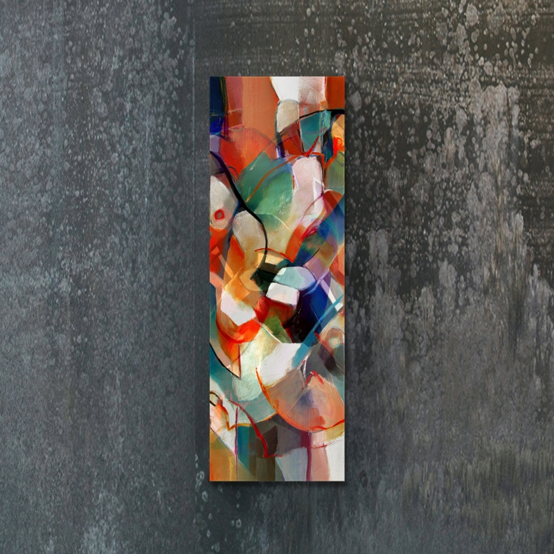 Radiant Glass Wall Heater with Artwork
