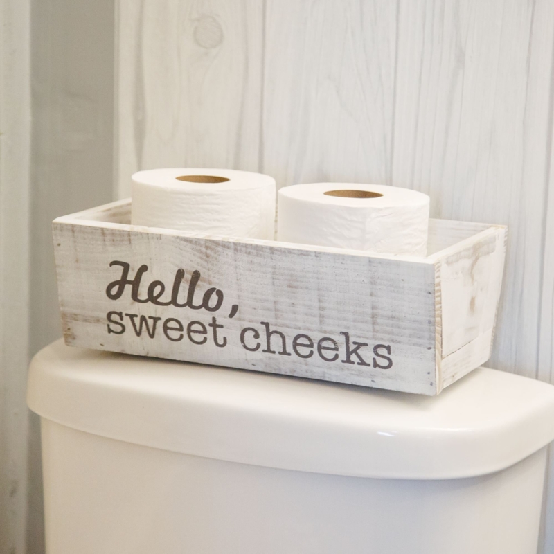 Reversible Toiletries Box with Humorous Phrases