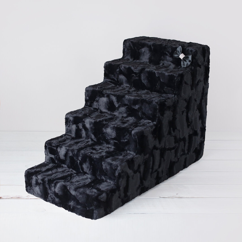 Luxury Pet Stairs with Crystal Bow