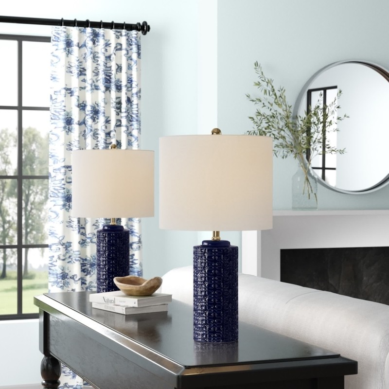 Blue Ceramic Lamp - Ideas on Foter