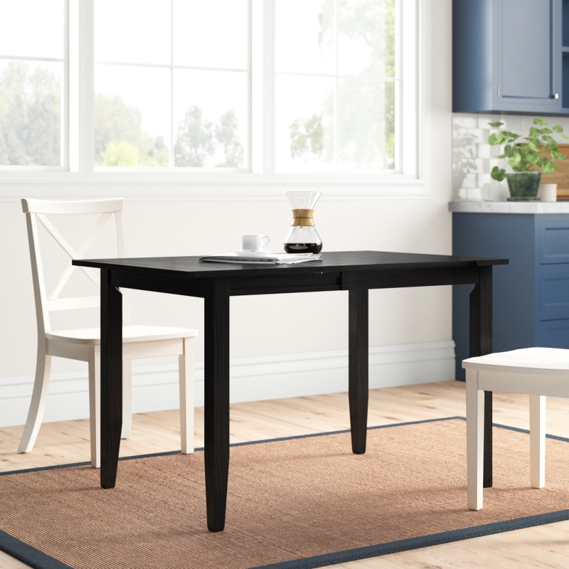 Extendable Dining Table with Drop-Leaf Design