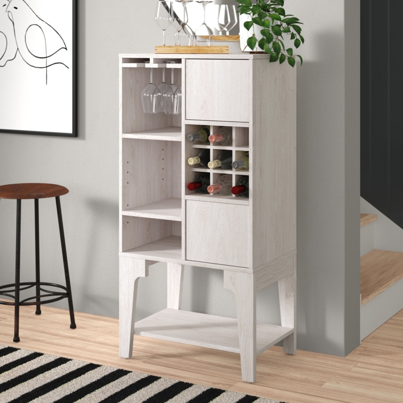 Compact Wine Cabinet with Storage