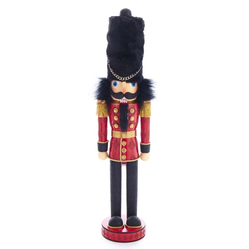 Royal Soldier Nutcracker with Glitter Suit