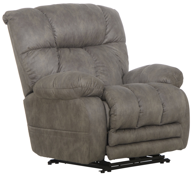 Large Power Recliner with Extended Footrest