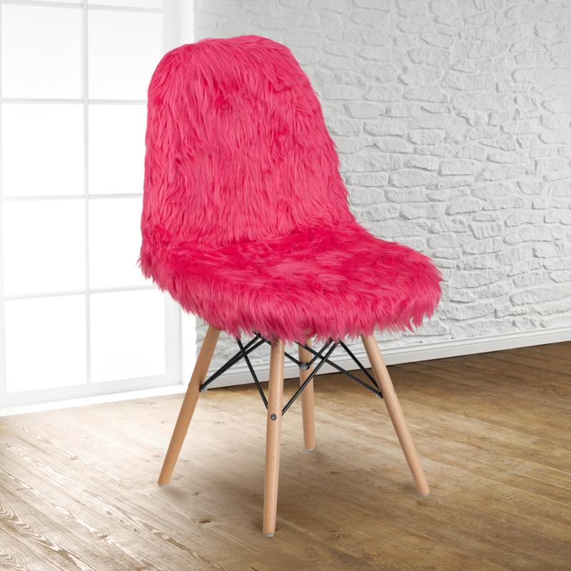 Contemporary Molded Chair with Retro Flair