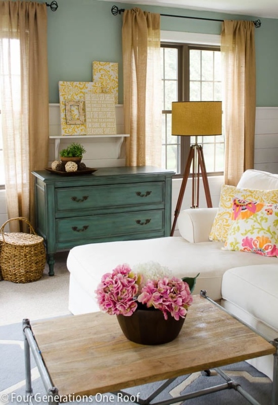 Incorporate Burlap Textiles