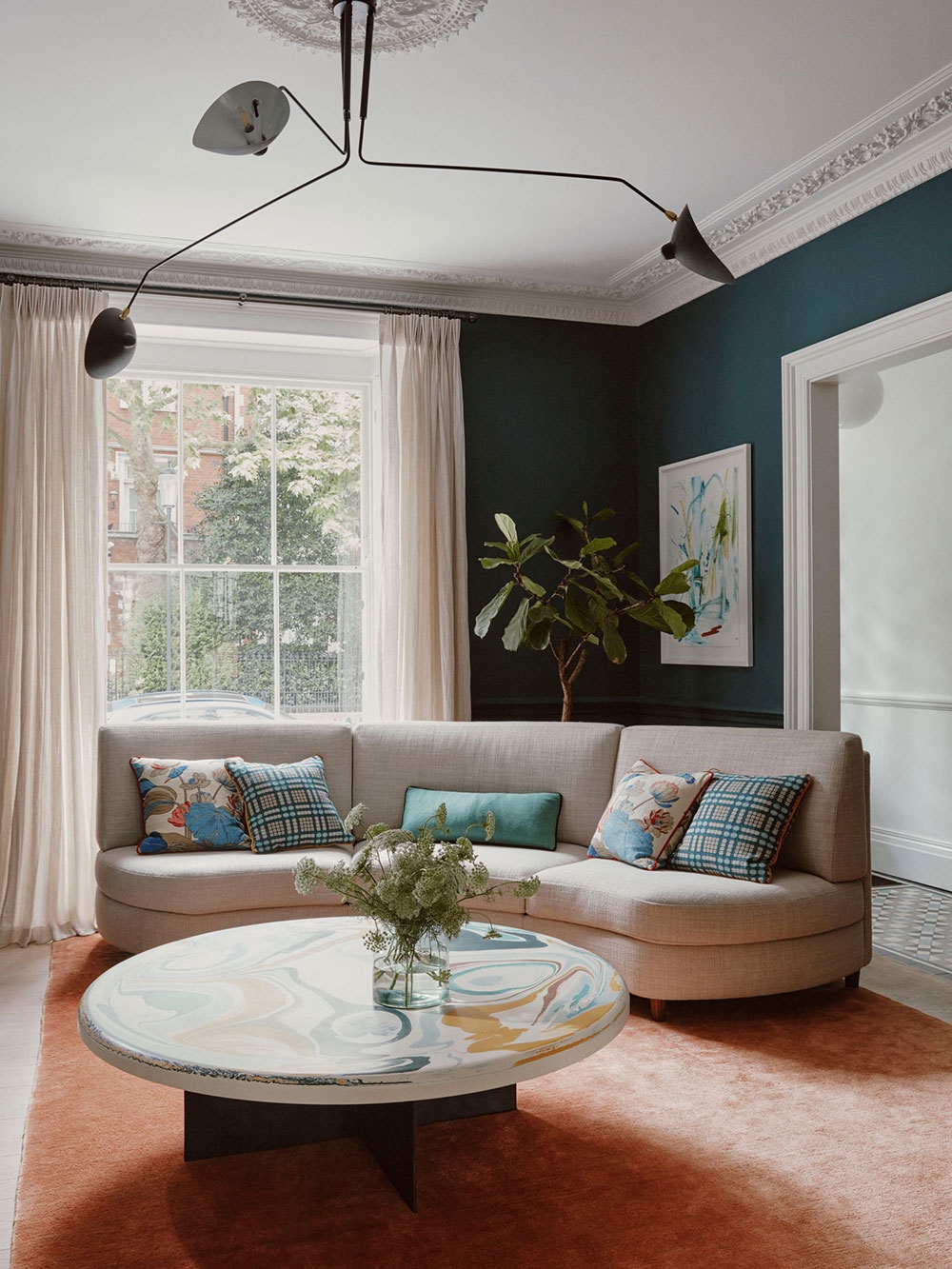 Install High Curtains