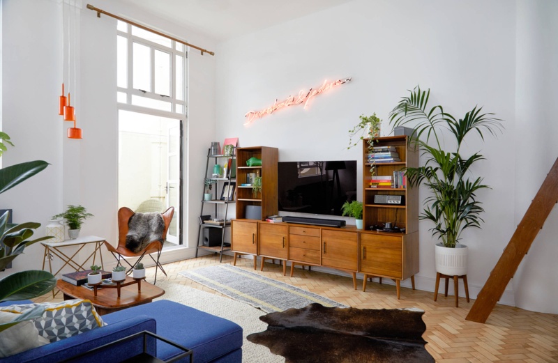 Introduce a Ladder-Style Shelf