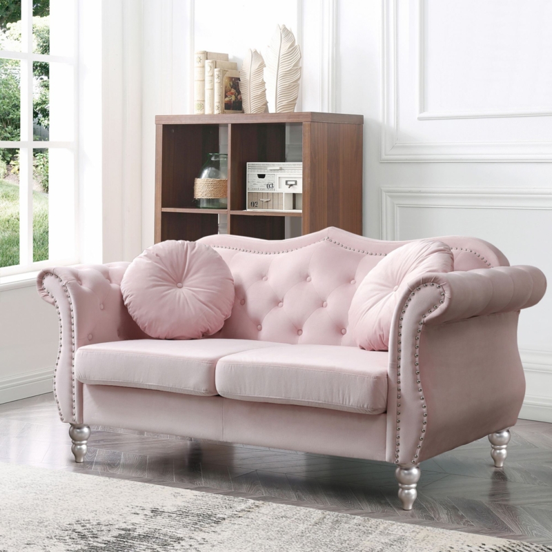 Compact and Practical Two-Seater Sofa