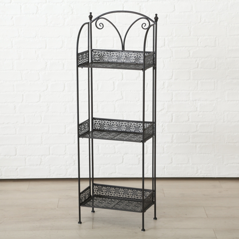 Country-Style Foldable Iron Rack