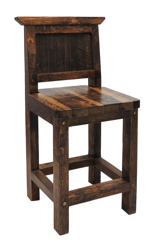Industrial Side Table with Magazine Rack