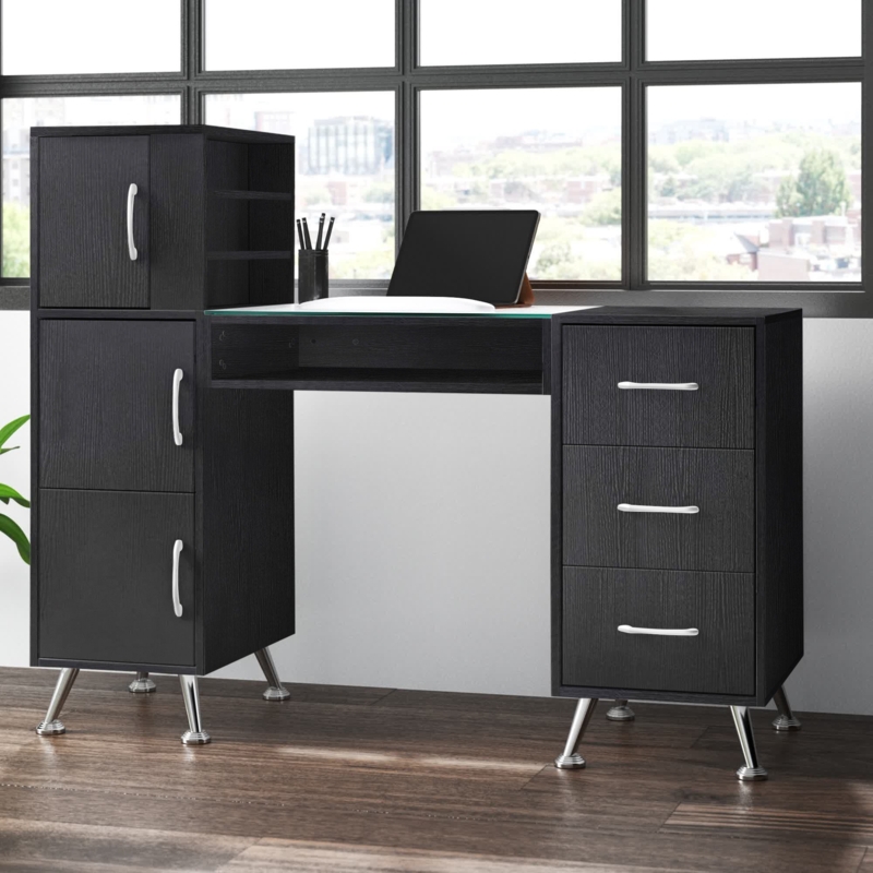 Modern Credenza Desk with Ample Storage