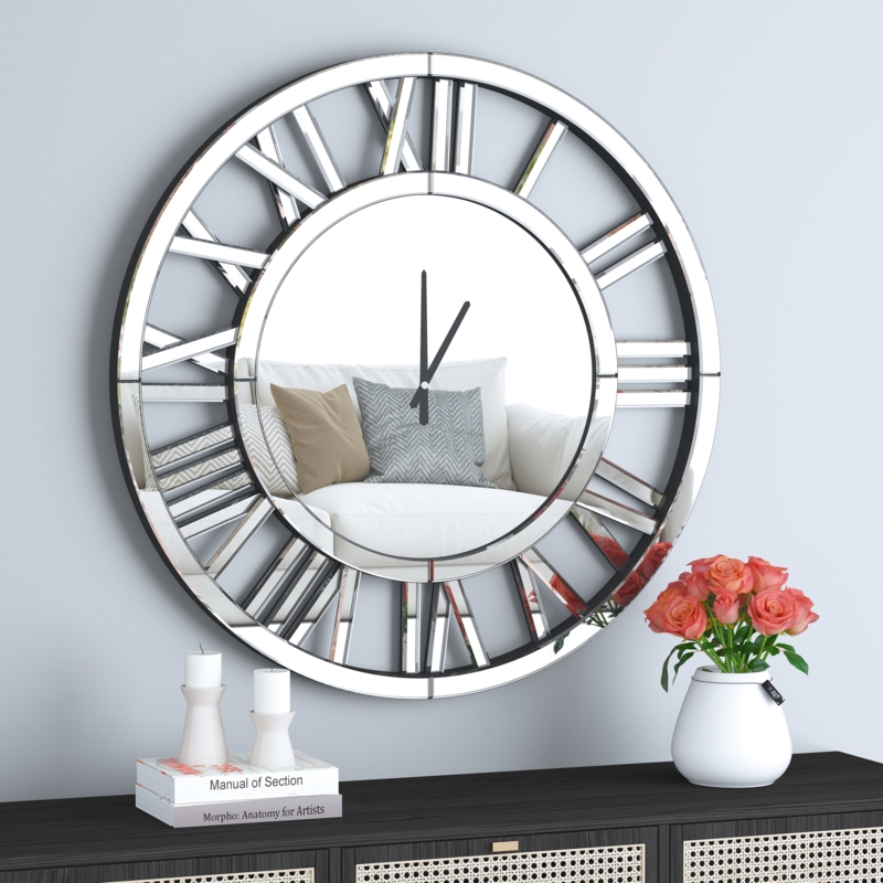 Modern Acrylic Mirror Wall Clock