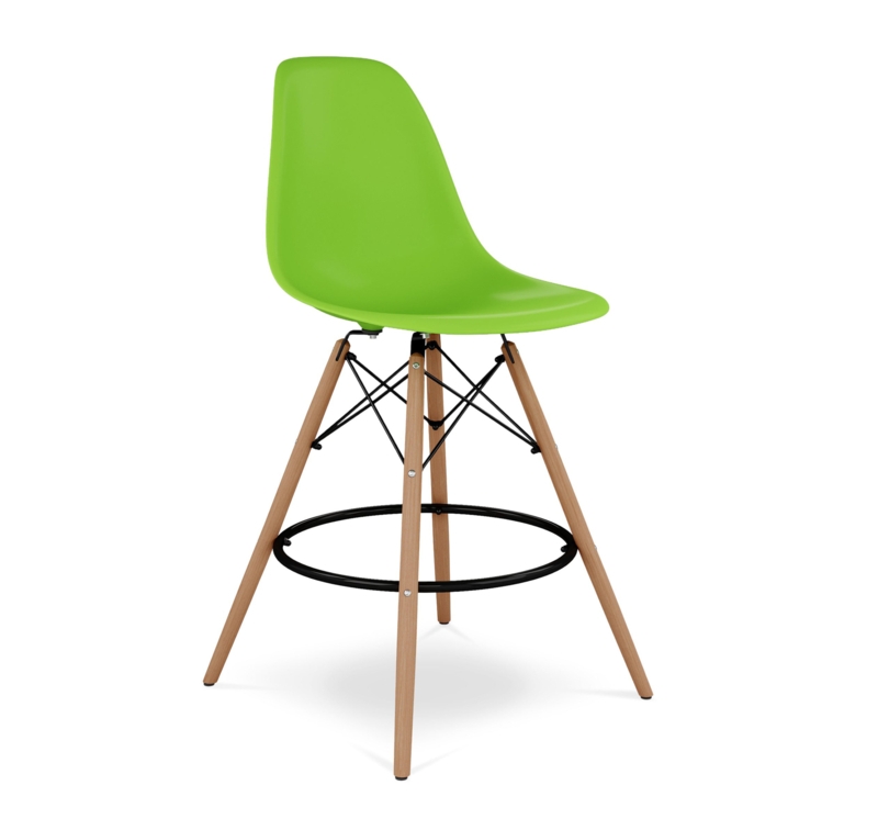 Contemporary High Chair with Inclined Legs