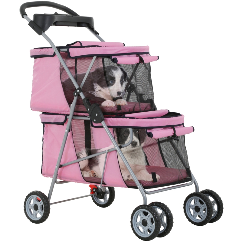 Spacious Pet Stroller for Medium to Large Pets