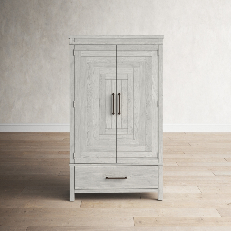 Farmhouse Armoire with Multi-Functional Space
