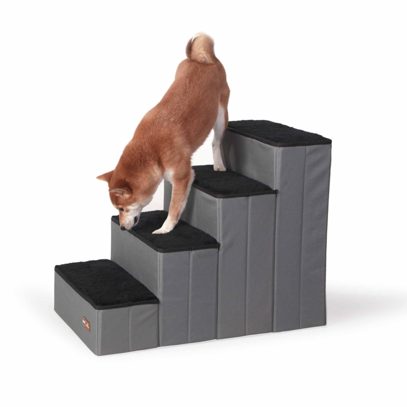 Collapsible Pet Stairs with Storage
