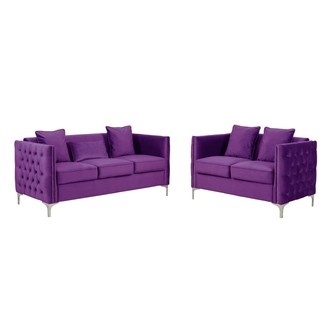 Purple Living Room Set - Foter