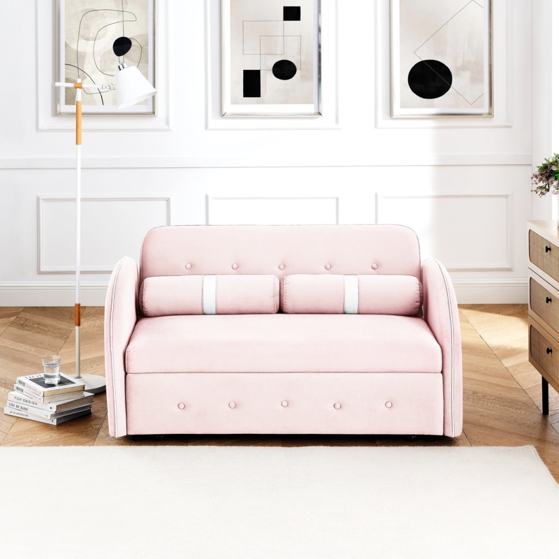 Modern-Style Sofa Bed with High-Density Foam Cushions