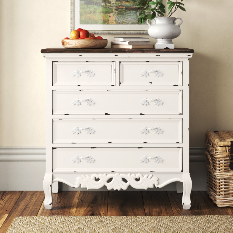 5-Drawer French Country Accent Chest