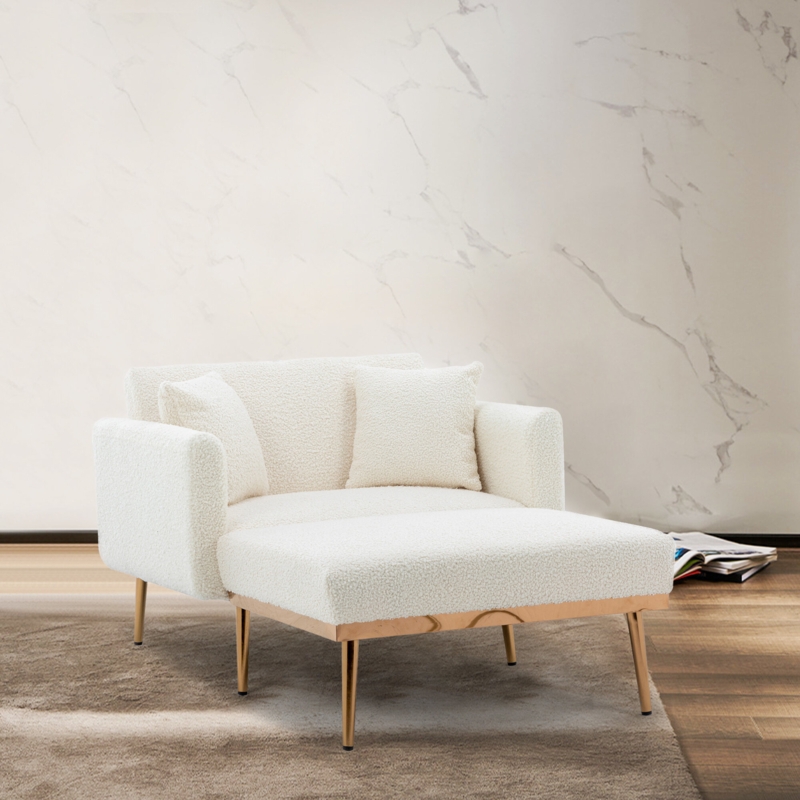 Tufted Upholstered Lounge Armchair