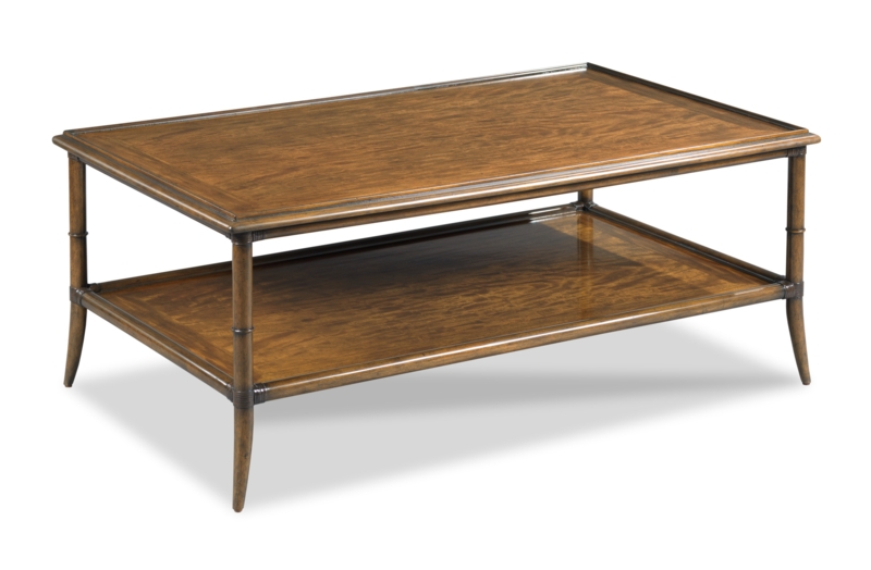 Elegant Primavera Veneer Table with Shelf