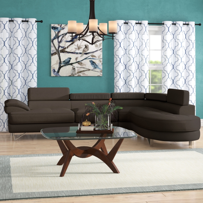 Sectional Sofa with Adjustable Headrests