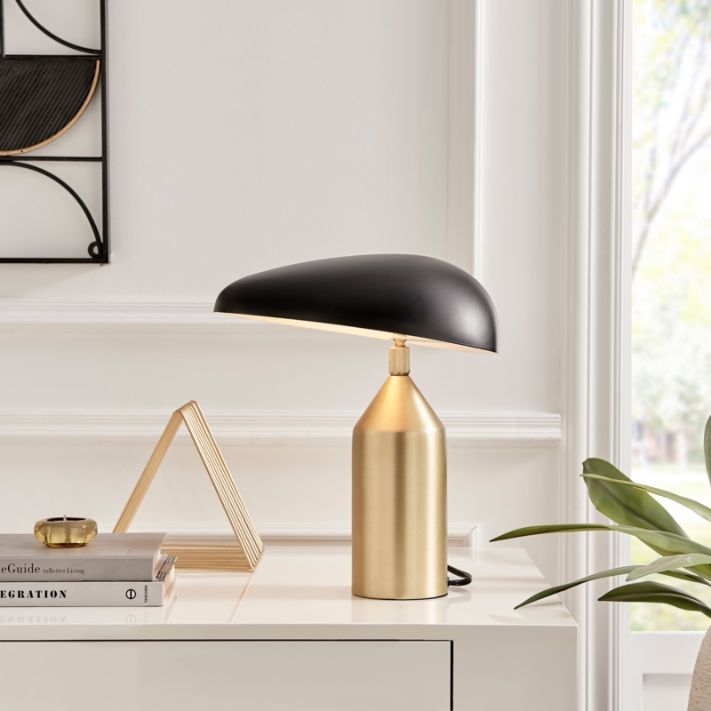 Two-Tone Adjustable Industrial Desk Lamp
