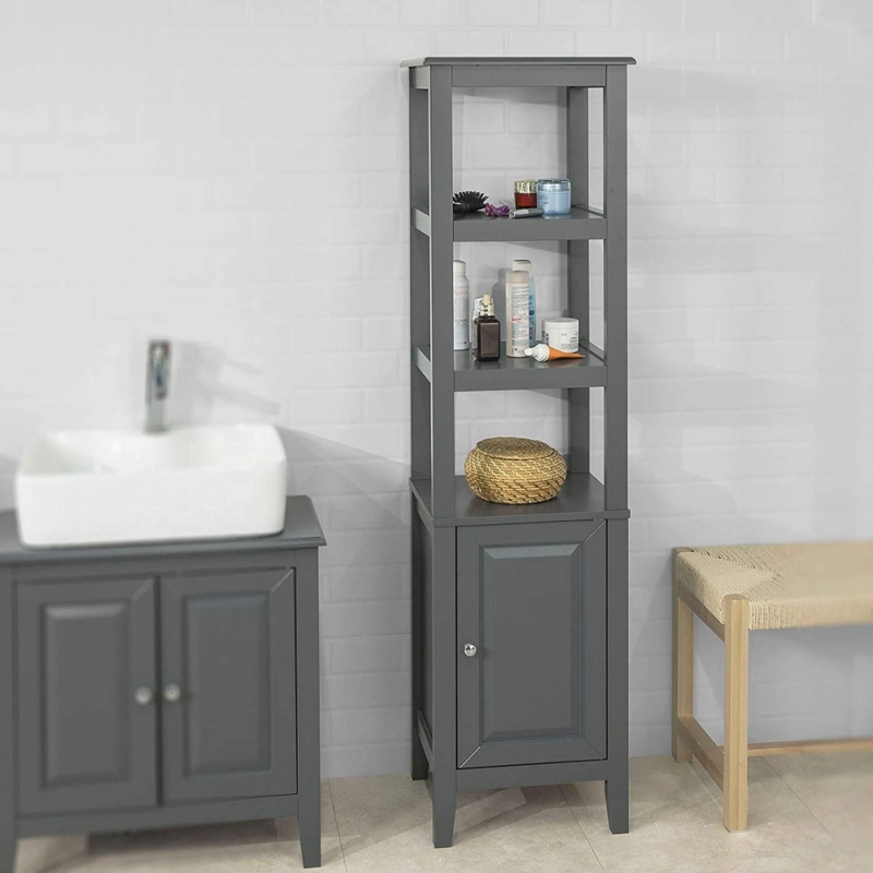 Modern Triangle Freestanding Bathroom Storage Cabinet With