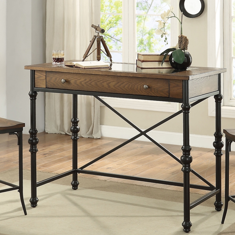 Counter Height Pub Table with Wine Storage