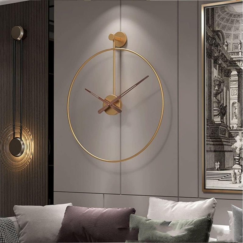X-Large Modern Minimalistic Metal Clock