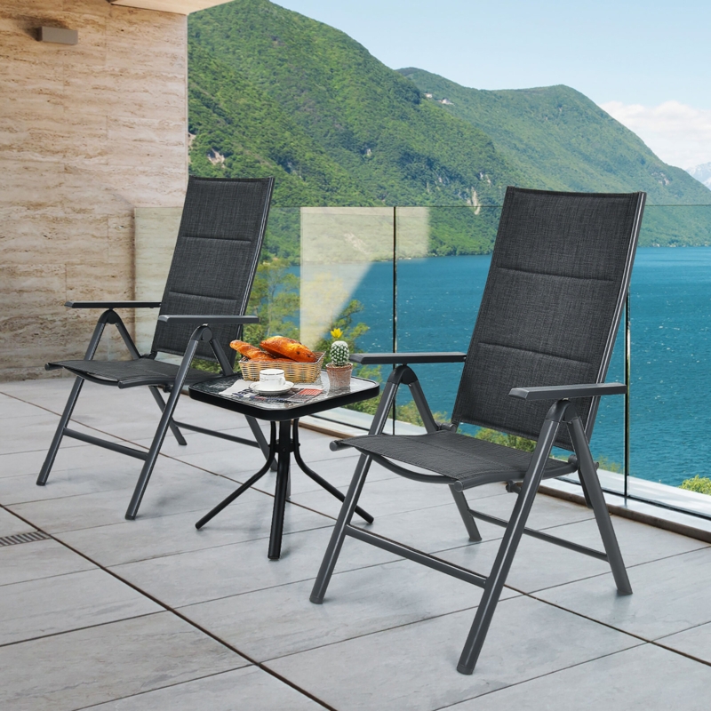 Outdoor Portable Patio Chairs Set