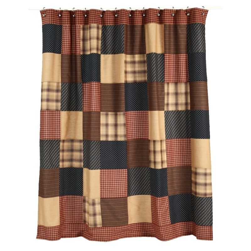 Patchwork Americana Shower Curtain