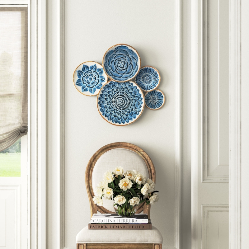 French-Country Floral Wall Plaque