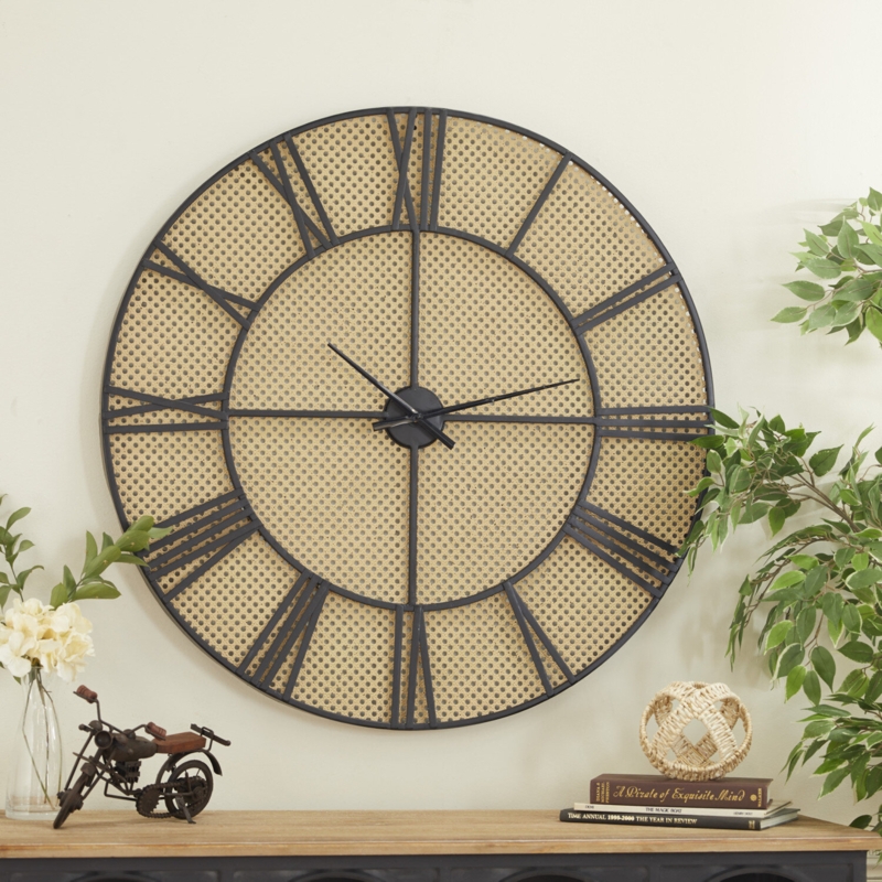 Sophisticated Perforated Wall Clock