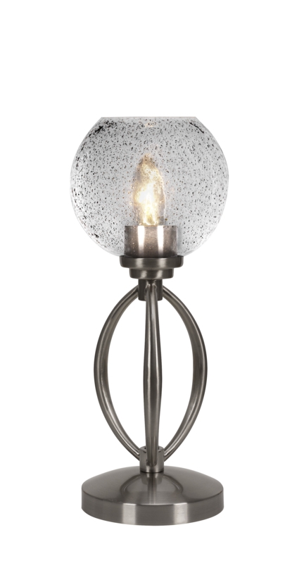 Marquise Accent Lamp with White Muslin Glass