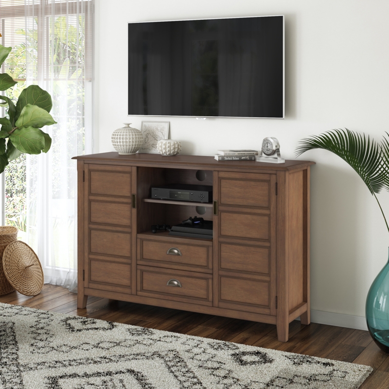 Large Flat-Screen TV Stand with Storage