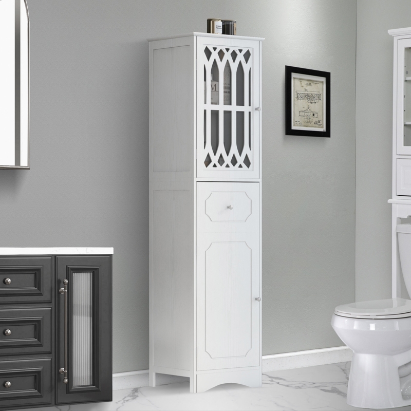 Compact Modern Country-Style Bathroom Storage Cabinet