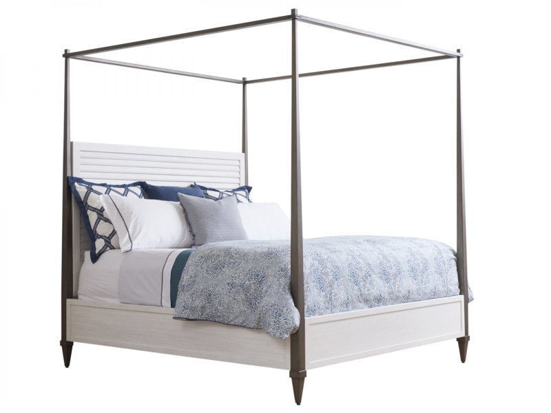 Louvered Canopy Poster Bed