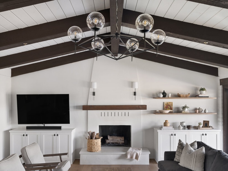 Opt for Reclaimed Wood Mantel