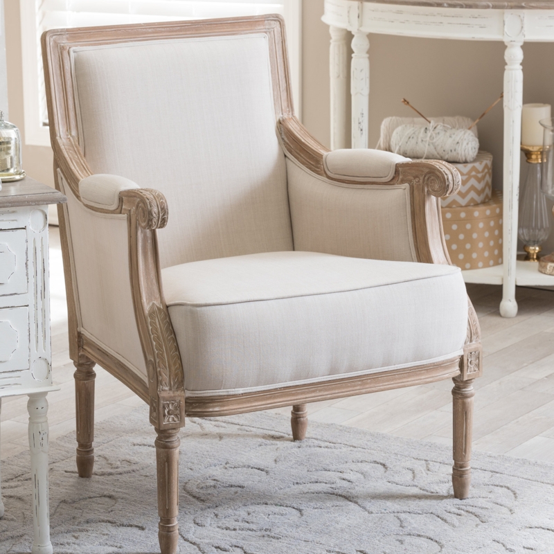 Rustic French-Inspired Armchair